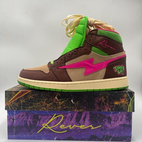Air Kiy X Revés ‘85 Hi “Jokes Up” Edition Sneakers - Size 12 - Picture 4 of 9